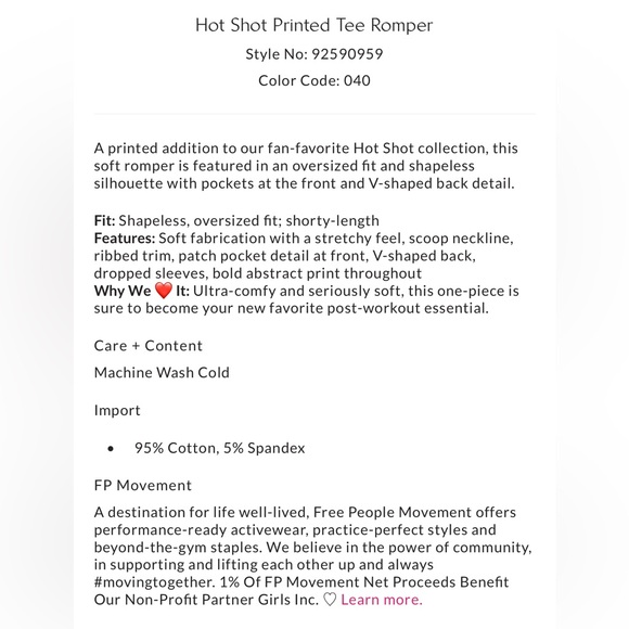 🔥SOLD!! NWT FREE PEOPLE HOT SHOT PRINTED ROMPER | SUNDAY MARKET BLUE - Picture 5 of 5